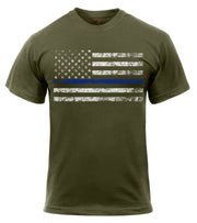 Rothco Thin Blue Line T-Shirt LARSON TACTICAL SUPPLY