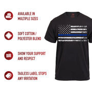Rothco Thin Blue Line T-Shirt LARSON TACTICAL SUPPLY