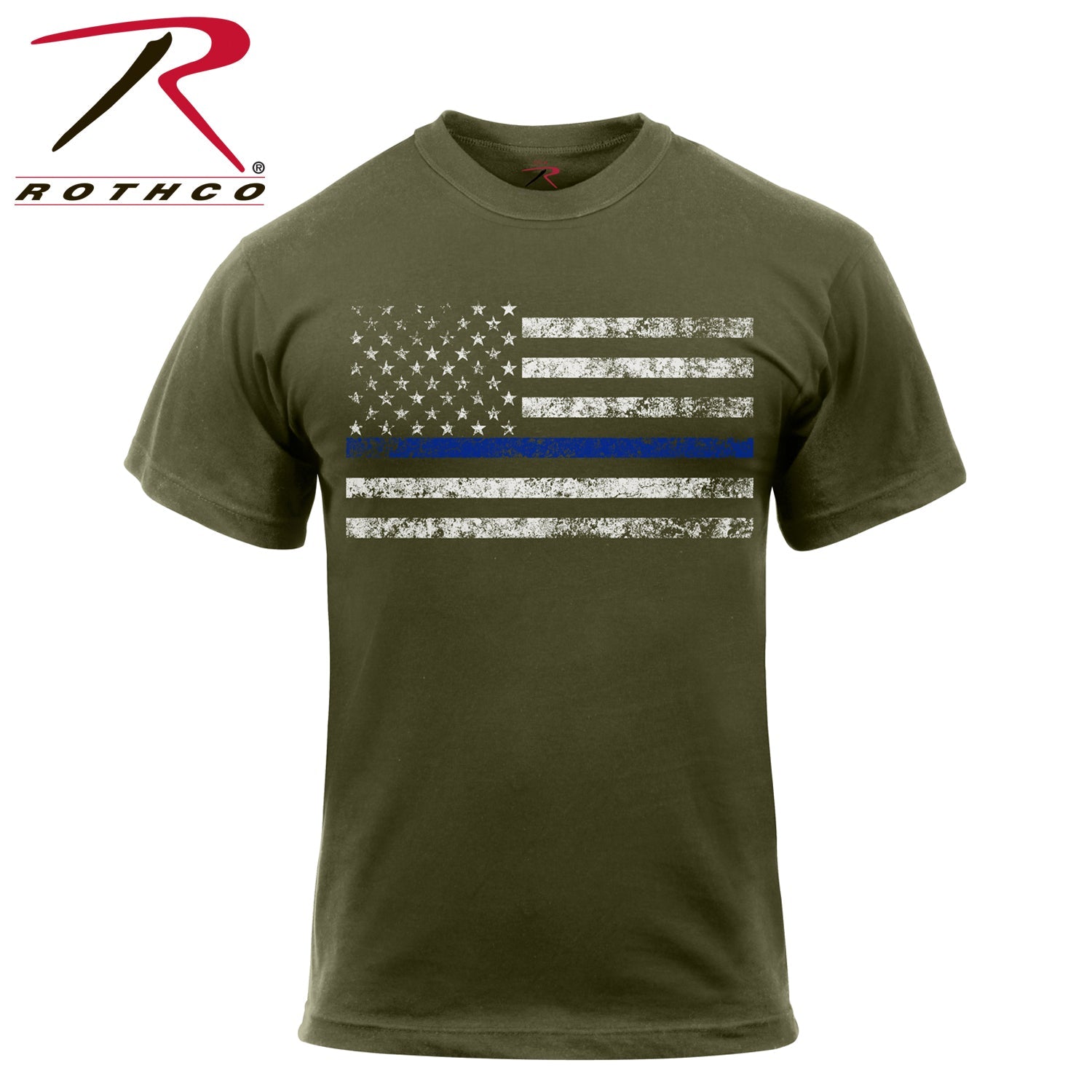 Rothco Thin Blue Line T-Shirt LARSON TACTICAL SUPPLY