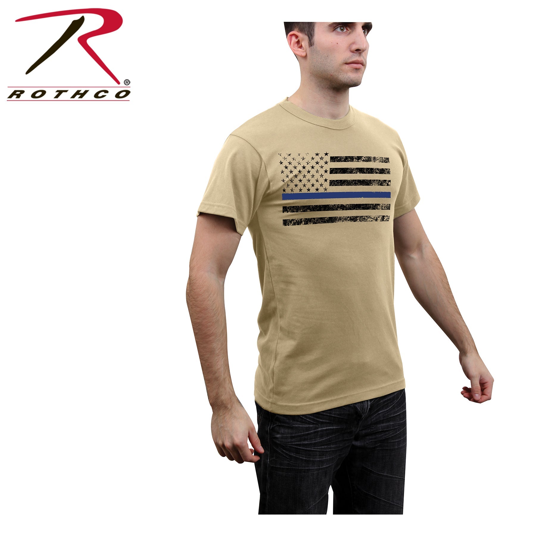 Rothco Thin Blue Line T-Shirt LARSON TACTICAL SUPPLY