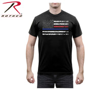 Rothco Thin Blue Line & Thin Red Line T-shirt LARSON TACTICAL SUPPLY