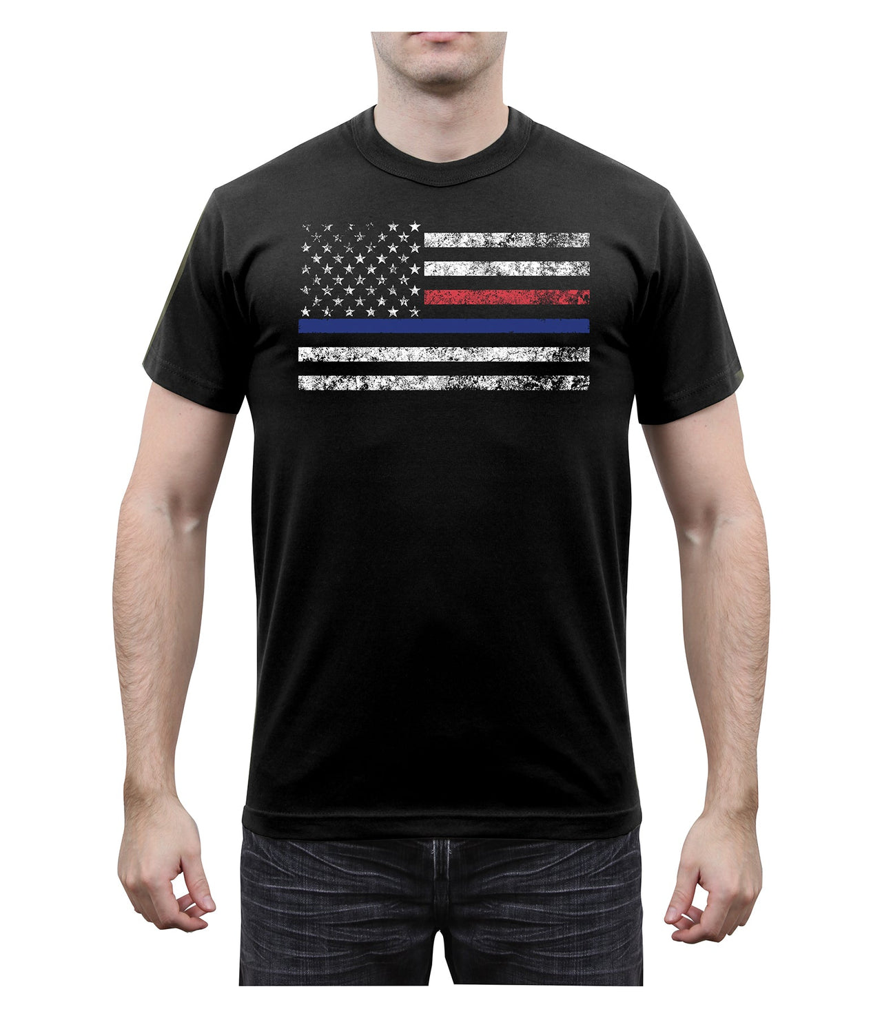 Rothco Thin Blue Line & Thin Red Line T-shirt LARSON TACTICAL SUPPLY