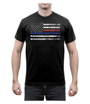 Rothco Thin Blue Line & Thin Red Line T-shirt LARSON TACTICAL SUPPLY