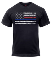 Rothco Thin Blue Line & Thin Red Line T-shirt LARSON TACTICAL SUPPLY