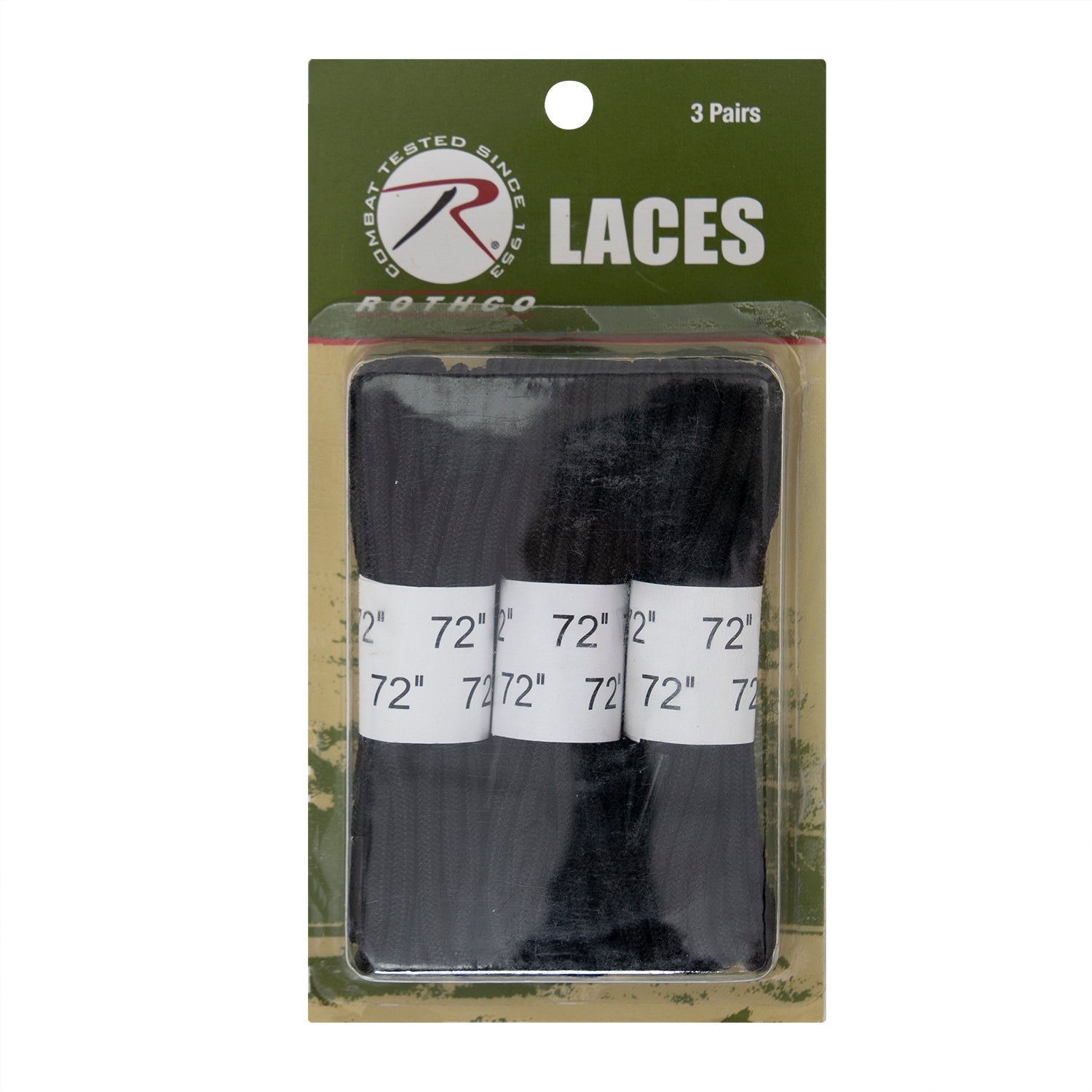 Rothco 72" Boot Laces - 3 Pack LARSON TACTICAL SUPPLY