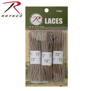 Rothco 72" Boot Laces - 3 Pack LARSON TACTICAL SUPPLY