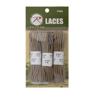Rothco 72" Boot Laces - 3 Pack LARSON TACTICAL SUPPLY