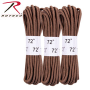 Rothco 72" Boot Laces - 3 Pack LARSON TACTICAL SUPPLY