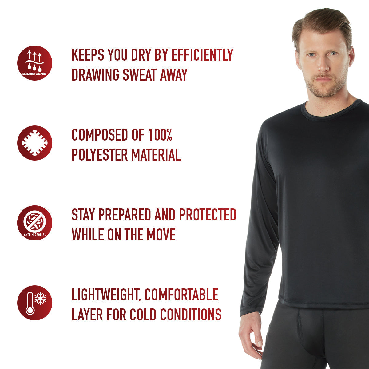 Rothco Gen III Silk Weight Underwear Top LARSON TACTICAL SUPPLY