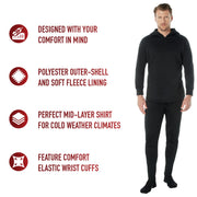 Rothco ECWCS Poly Zip Collar Shirts LARSON TACTICAL SUPPLY