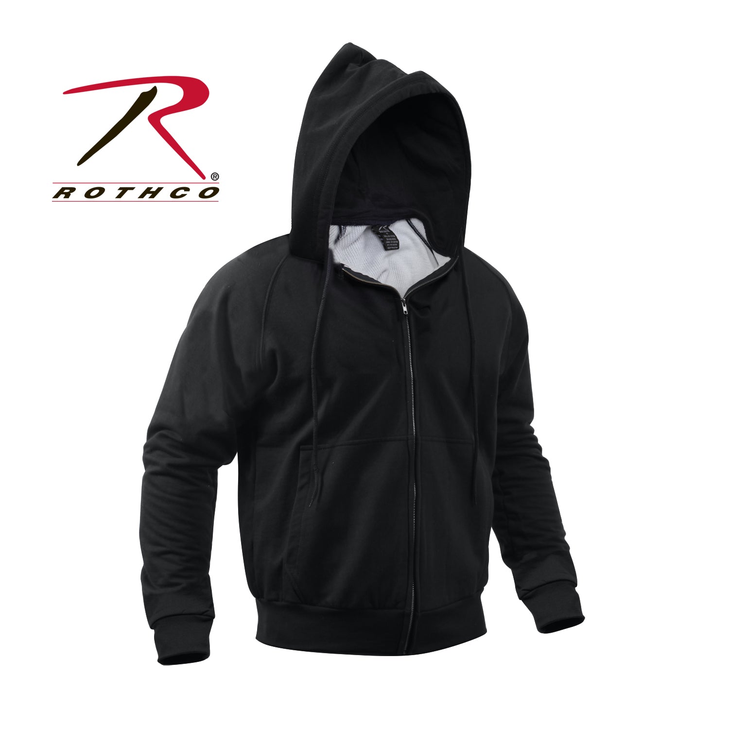 Rothco Thermal Lined Full-Zip Hoodie LARSON TACTICAL SUPPLY
