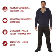 Rothco Thermal Lined Full-Zip Hoodie LARSON TACTICAL SUPPLY