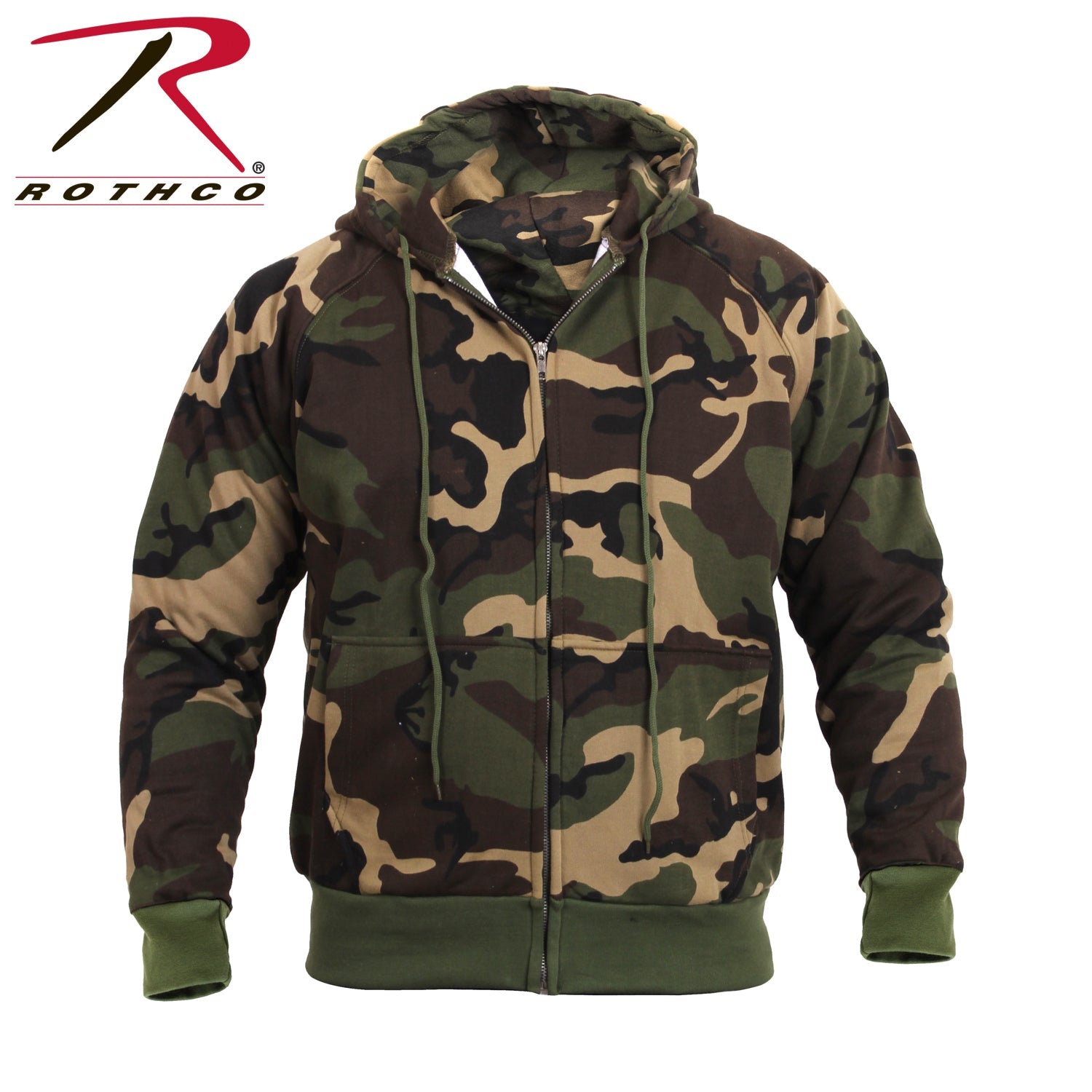 Rothco Thermal Lined Full-Zip Hoodie LARSON TACTICAL SUPPLY