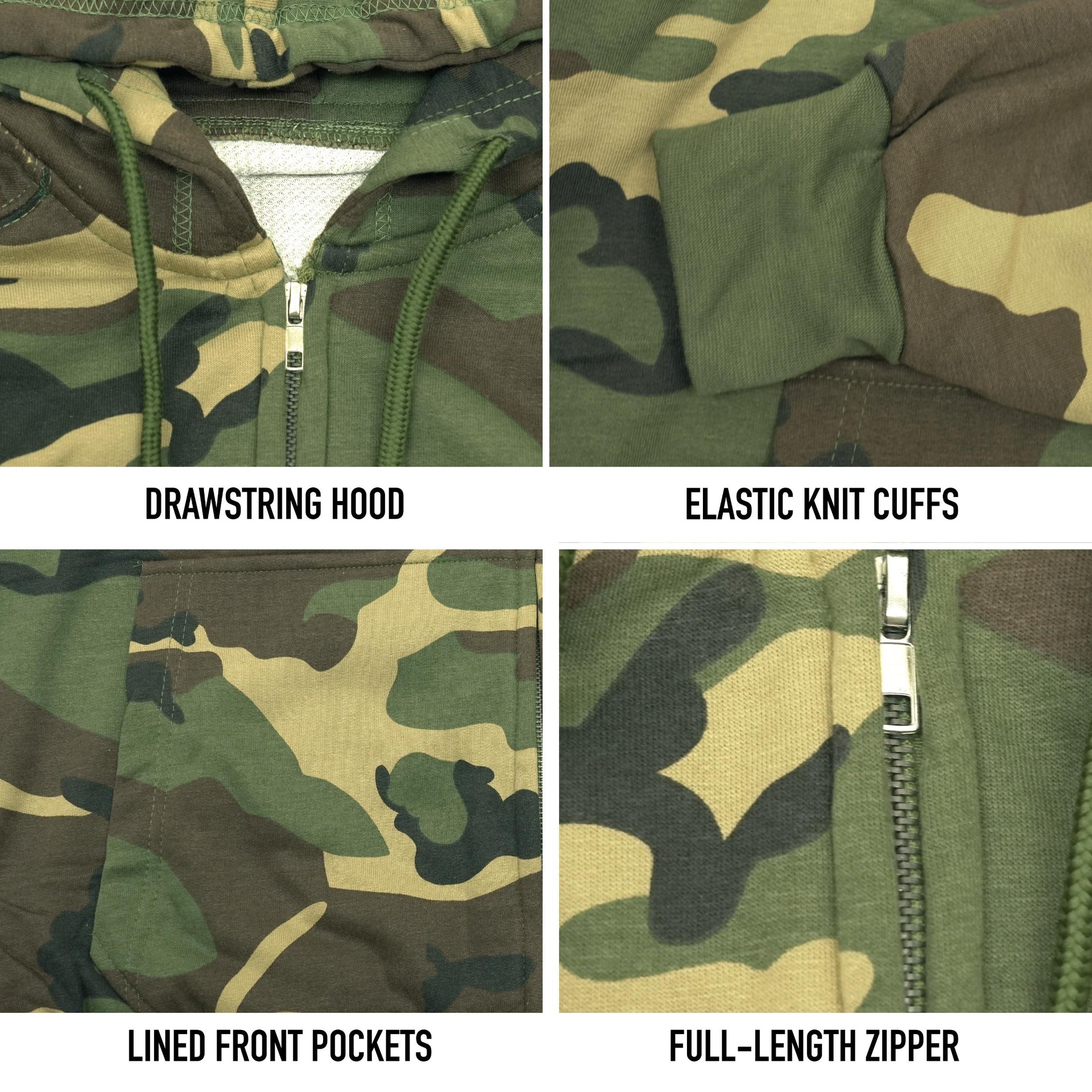 Rothco Thermal Lined Full-Zip Hoodie LARSON TACTICAL SUPPLY