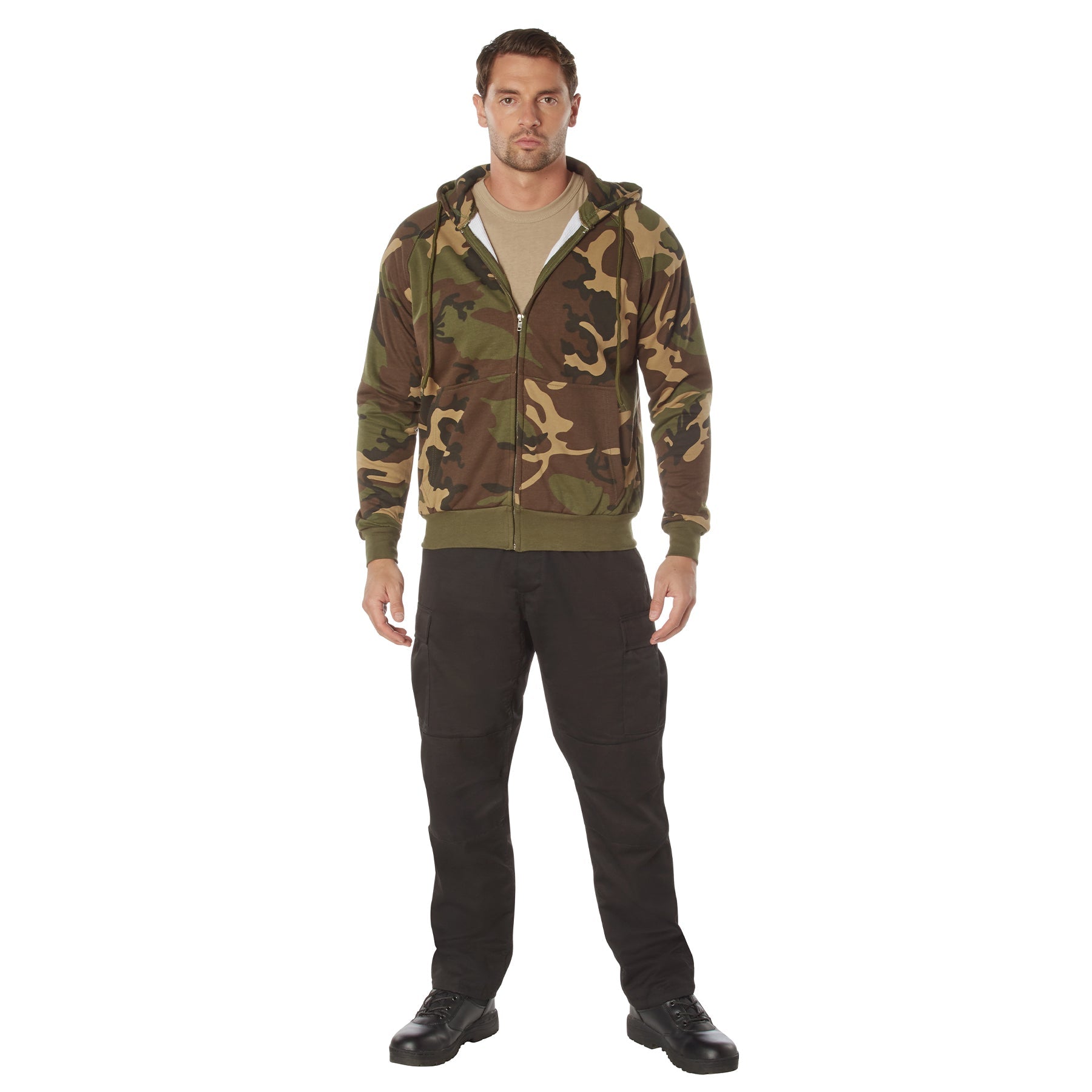 Rothco Thermal Lined Full-Zip Hoodie LARSON TACTICAL SUPPLY