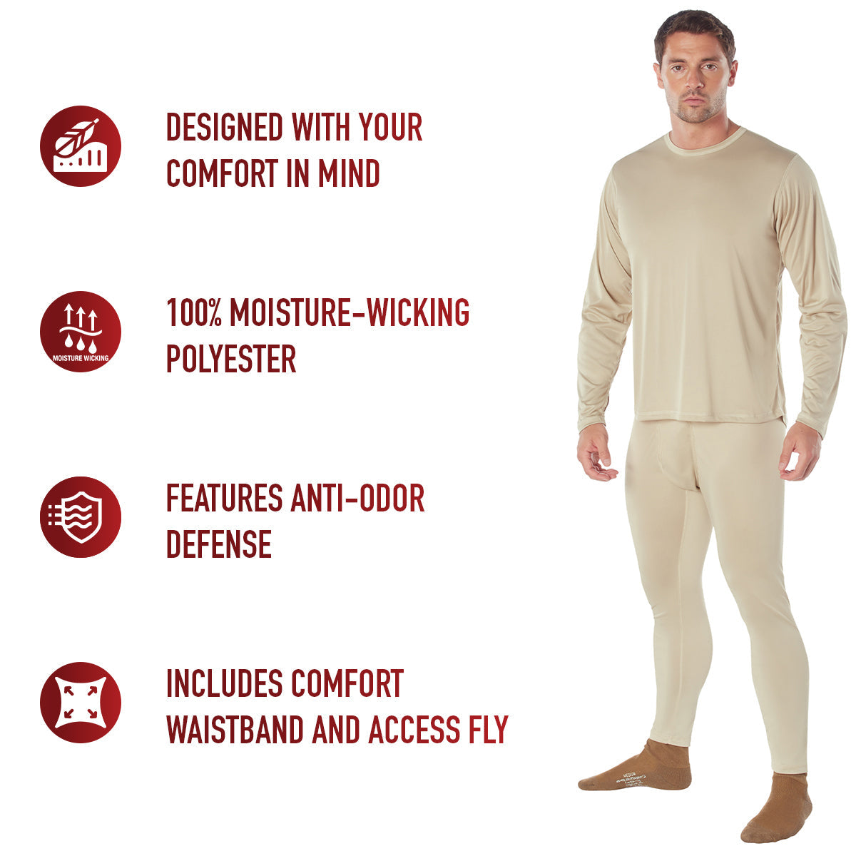 Rothco ECWCS Gen III Silk Weight Bottoms LARSON TACTICAL SUPPLY