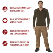 Rothco G.I. Style Acrylic V-Neck Sweater LARSON TACTICAL SUPPLY