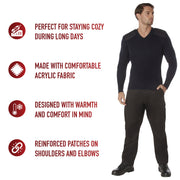 Rothco G.I. Style Acrylic V-Neck Sweater LARSON TACTICAL SUPPLY