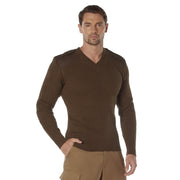 Rothco G.I. Style Acrylic V-Neck Sweater LARSON TACTICAL SUPPLY