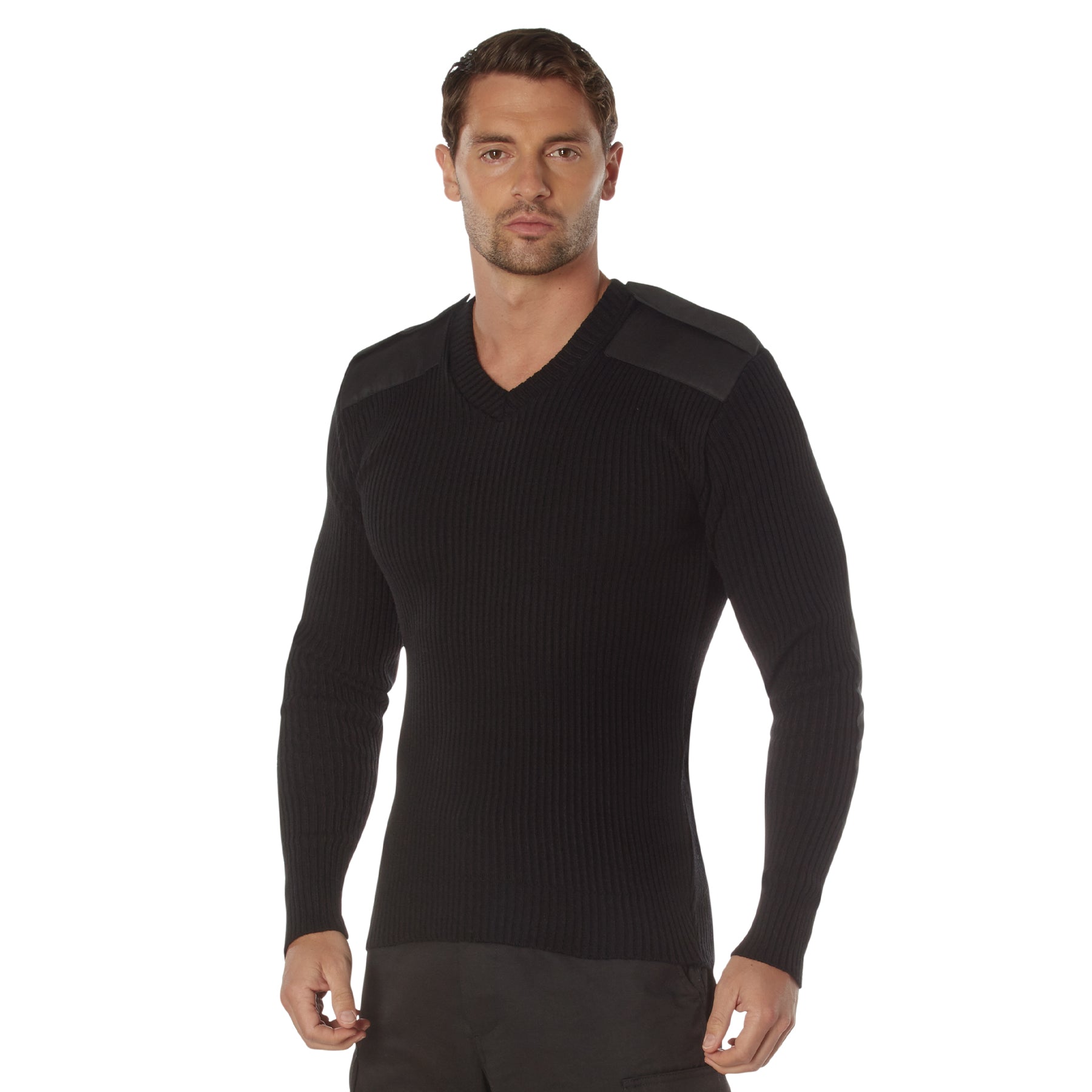 Rothco G.I. Style Acrylic V-Neck Sweater LARSON TACTICAL SUPPLY