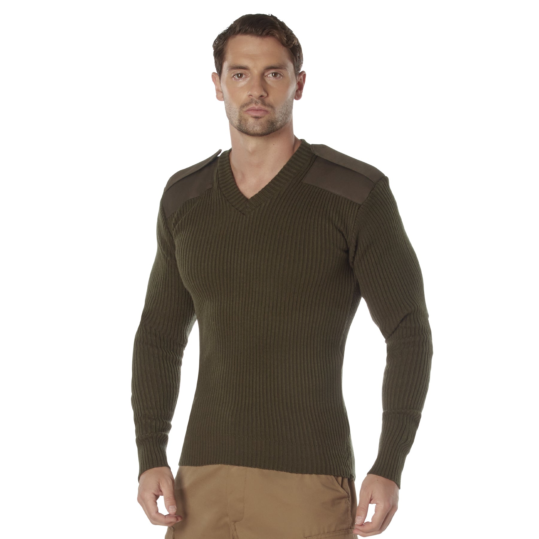 Rothco G.I. Style Acrylic V-Neck Sweater LARSON TACTICAL SUPPLY
