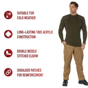 Rothco Acrylic Commando Sweater LARSON TACTICAL SUPPLY