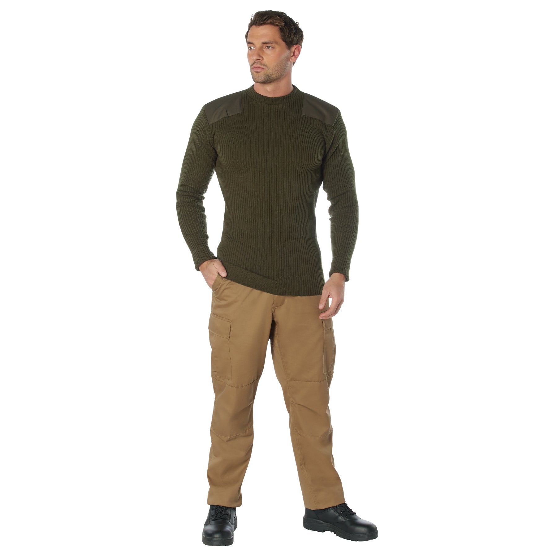 Rothco Acrylic Commando Sweater LARSON TACTICAL SUPPLY
