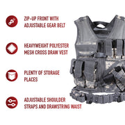 Rothco Cross Draw MOLLE Tactical Vest LARSON TACTICAL SUPPLY