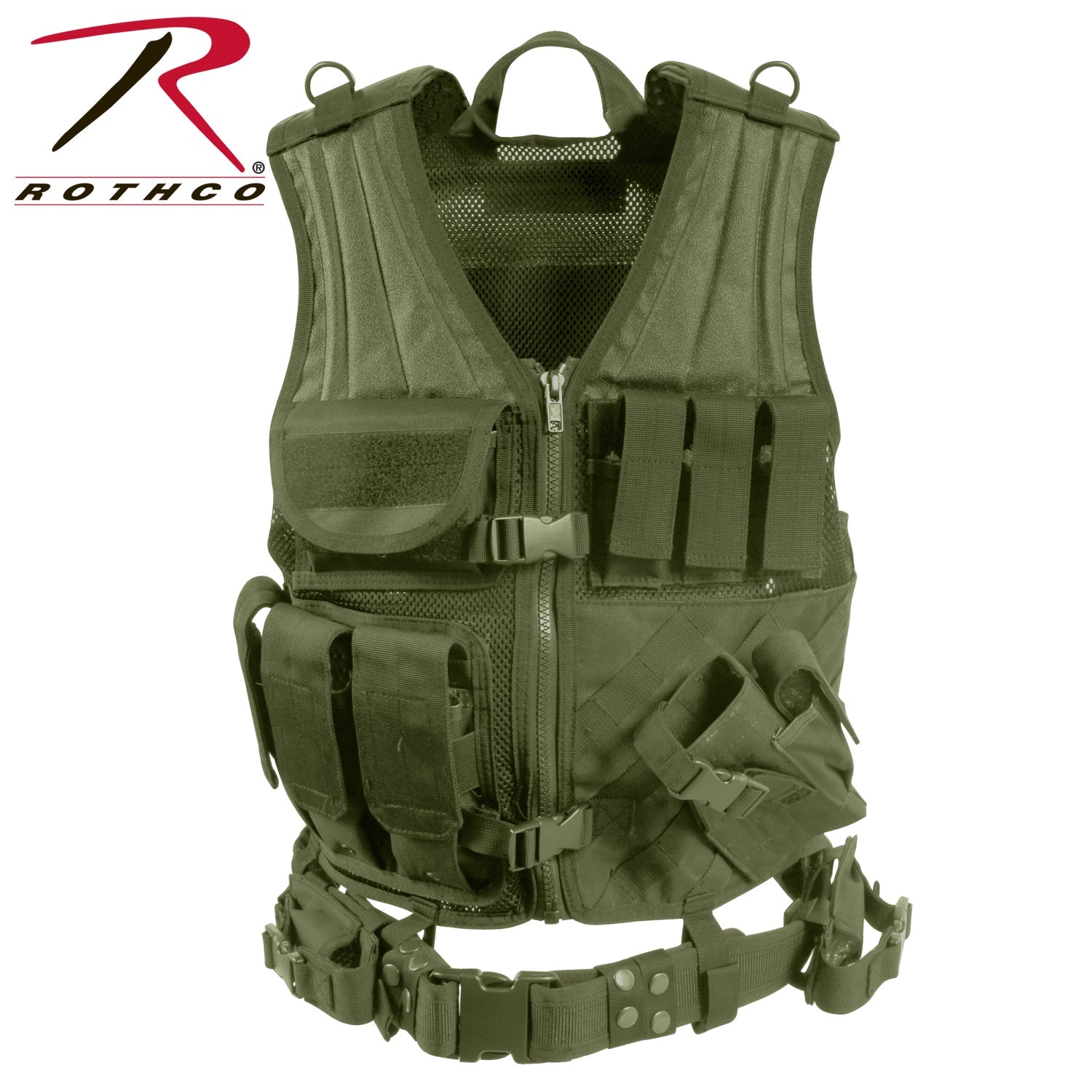 Rothco Cross Draw MOLLE Tactical Vest LARSON TACTICAL SUPPLY