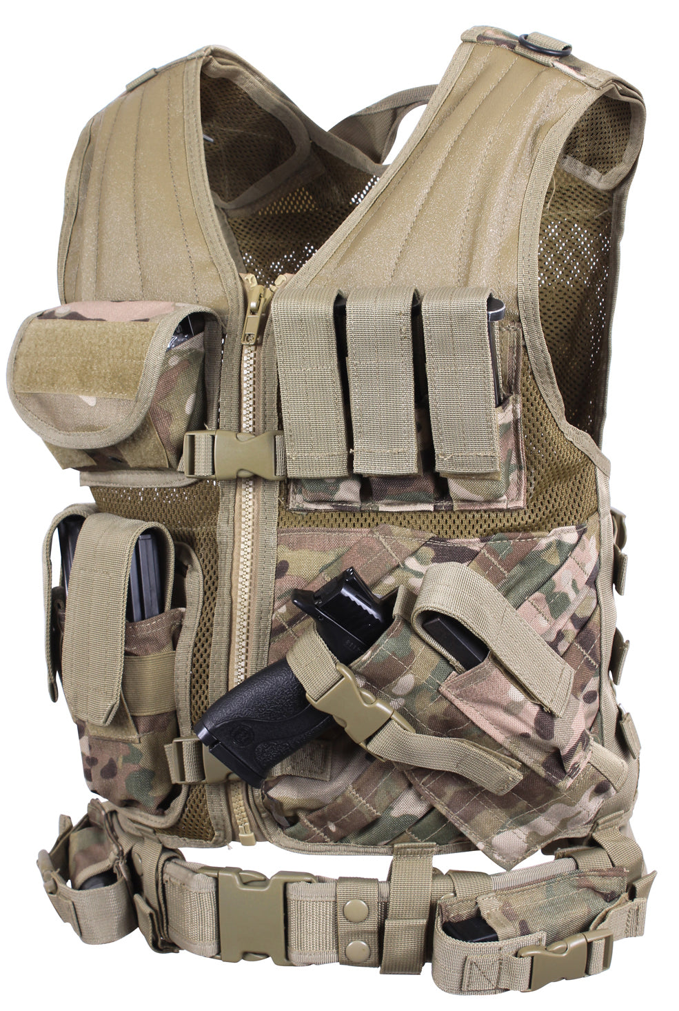 Rothco Cross Draw MOLLE Tactical Vest LARSON TACTICAL SUPPLY
