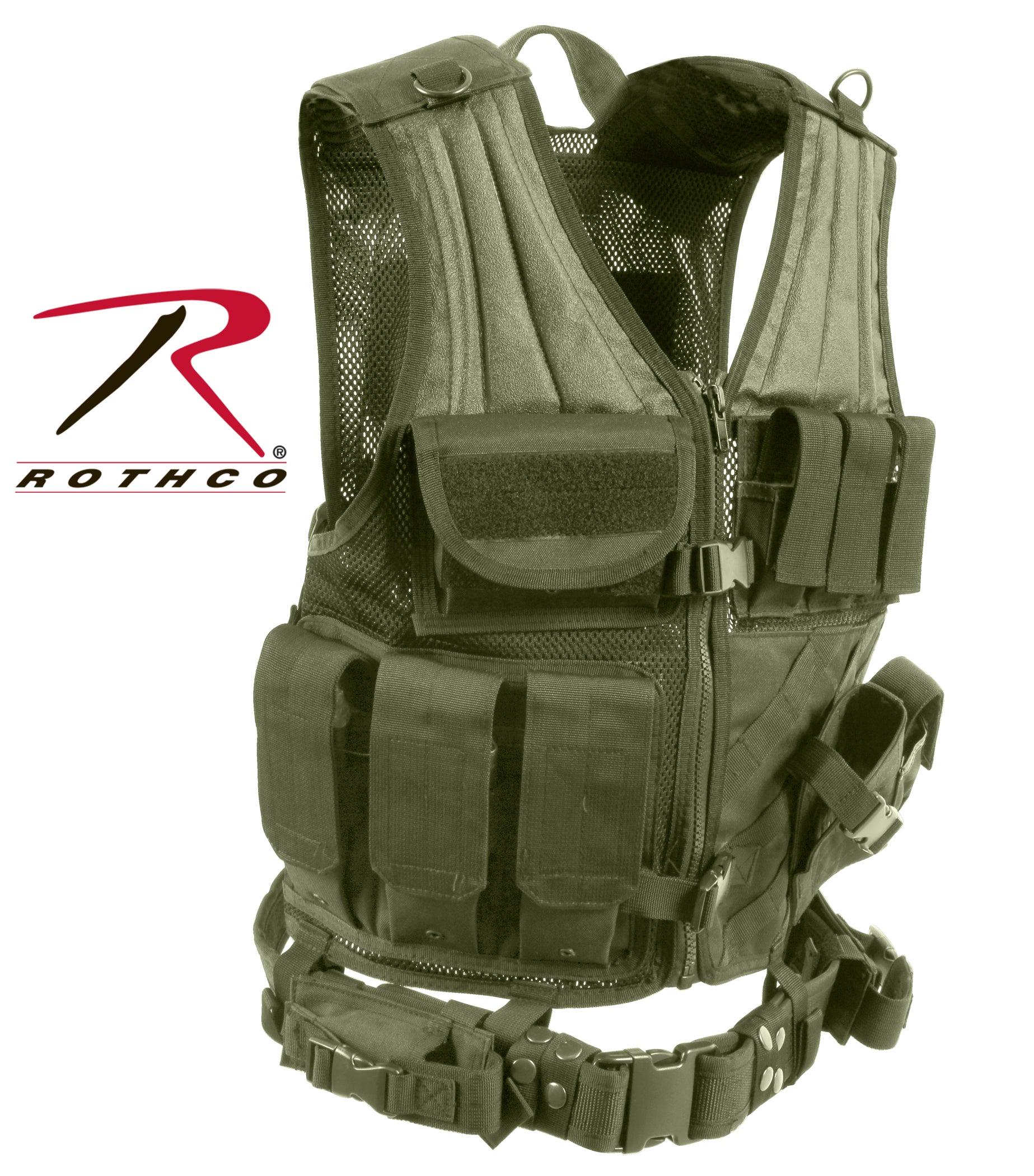 Rothco Cross Draw MOLLE Tactical Vest LARSON TACTICAL SUPPLY