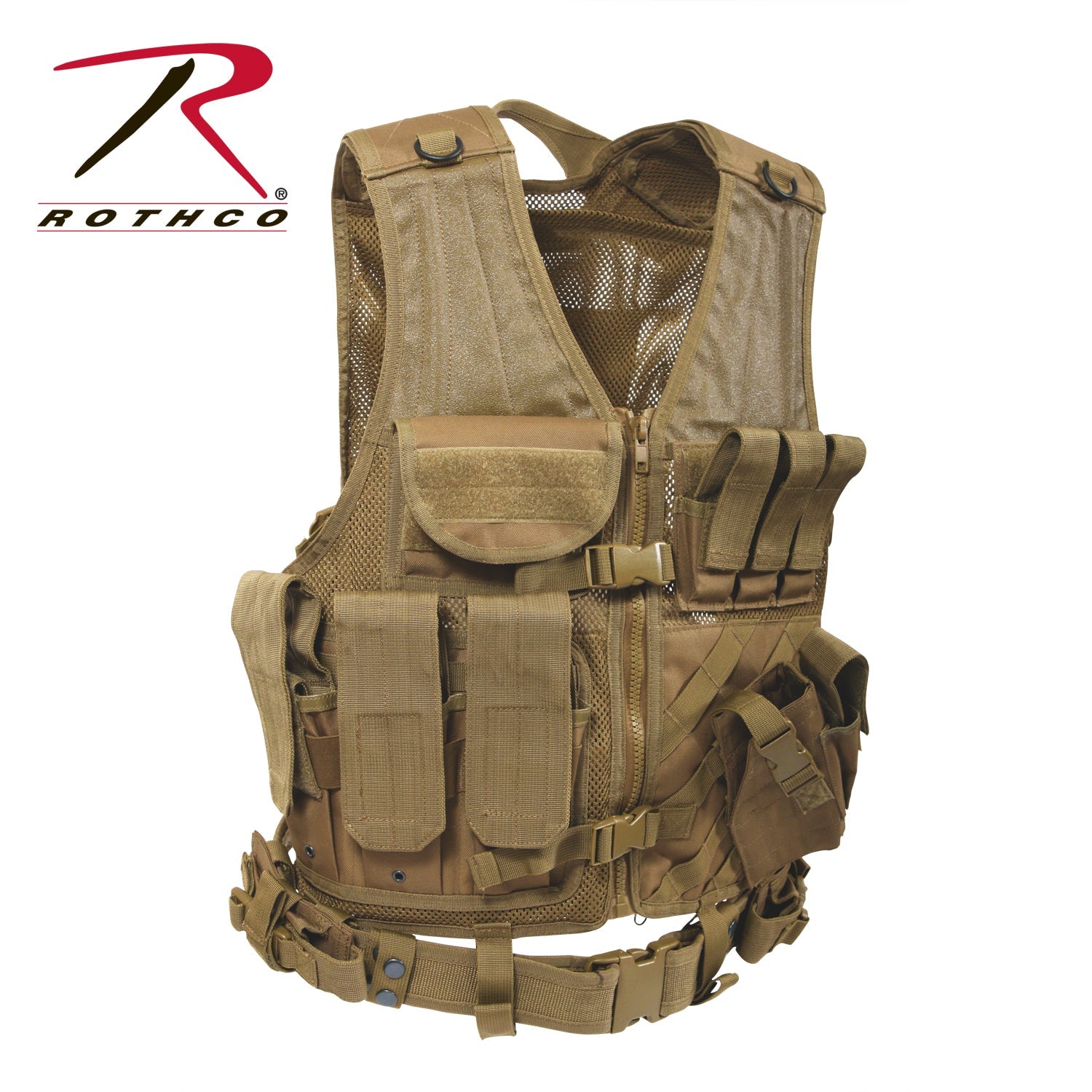 Rothco Cross Draw MOLLE Tactical Vest LARSON TACTICAL SUPPLY