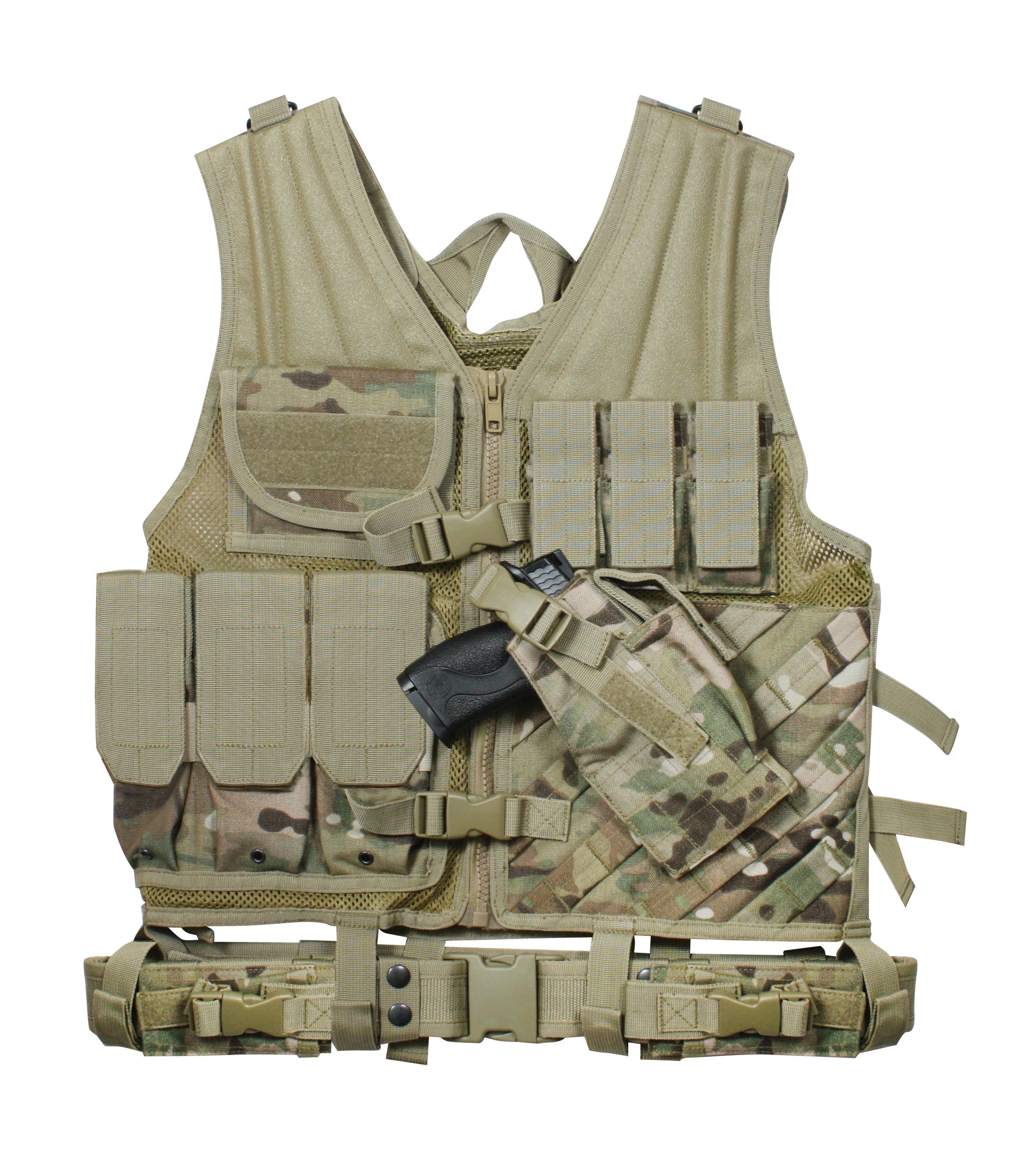 Rothco Cross Draw MOLLE Tactical Vest LARSON TACTICAL SUPPLY