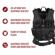 Rothco Cross Draw MOLLE Tactical Vest LARSON TACTICAL SUPPLY