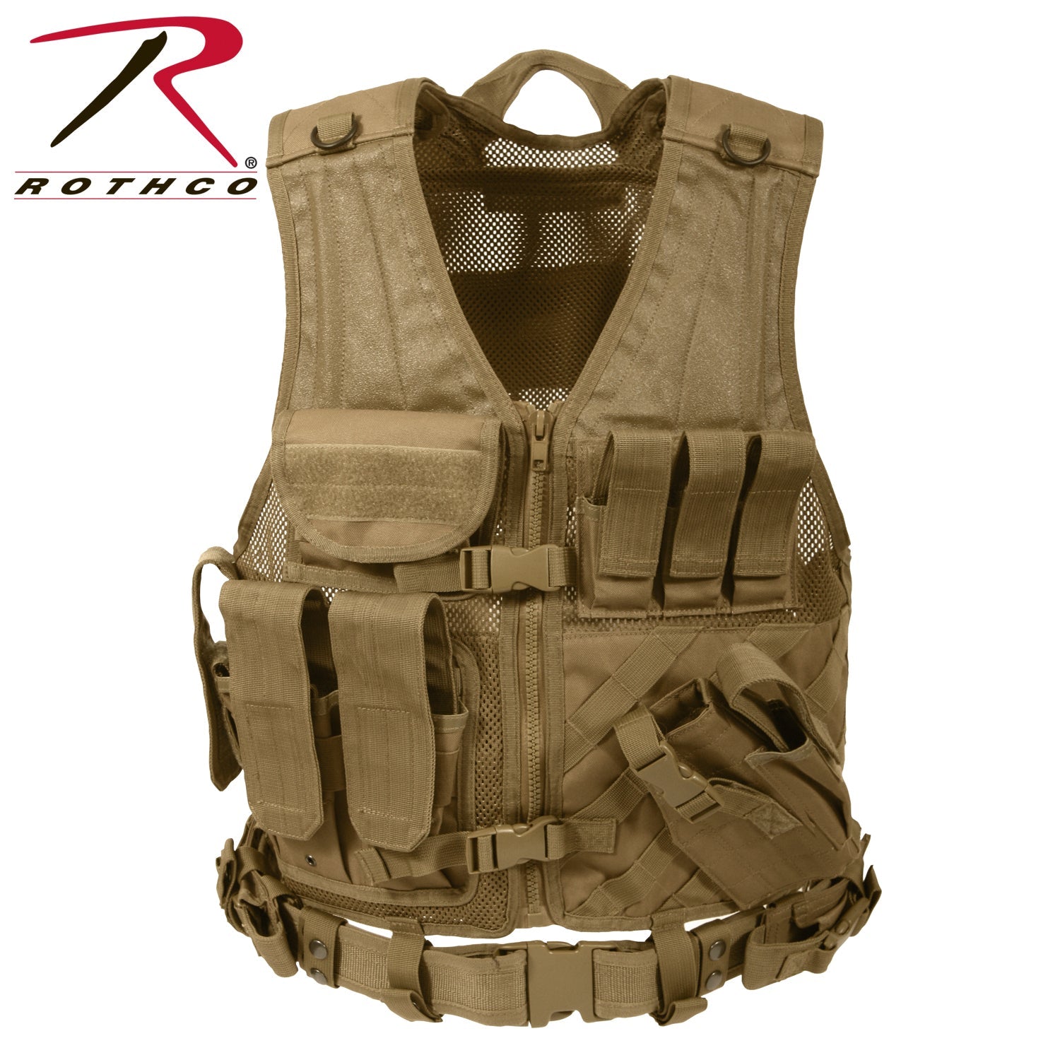 Rothco Cross Draw MOLLE Tactical Vest LARSON TACTICAL SUPPLY