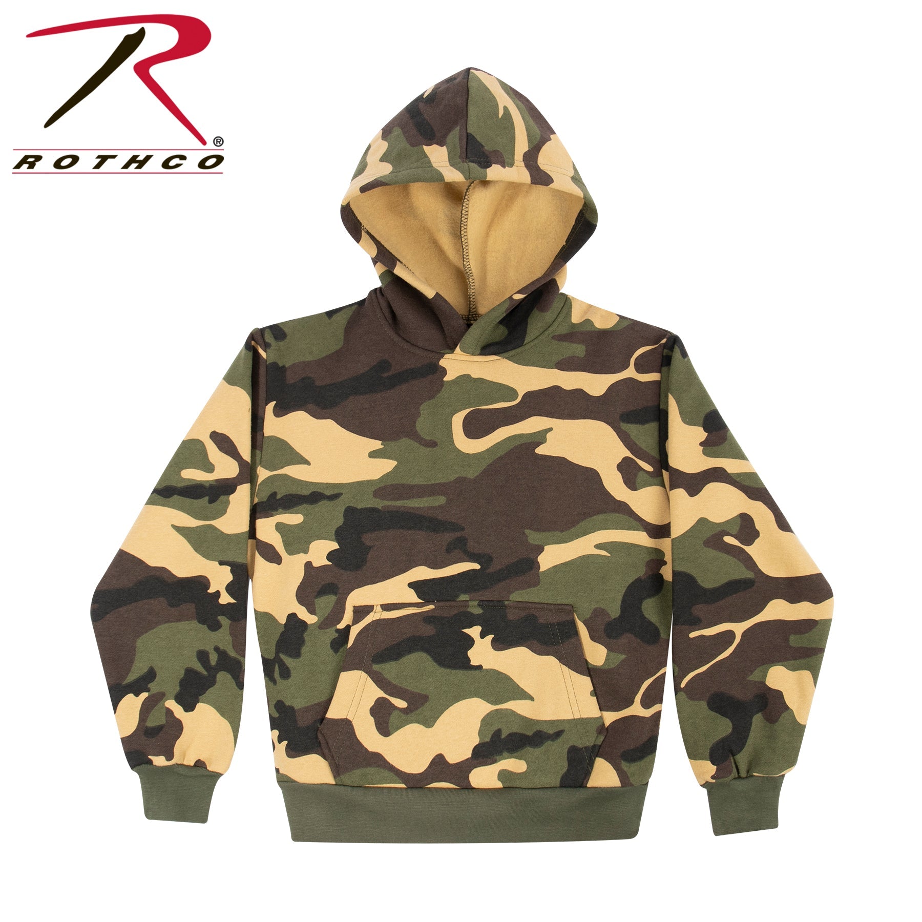 Rothco Kid's Camo Pullover Hooded Sweatshirt LARSON TACTICAL SUPPLY