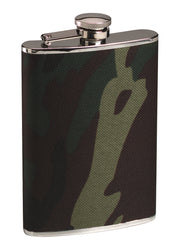 Rothco Woodland Camo Stainless Steel Camo Flask LARSON TACTICAL SUPPLY