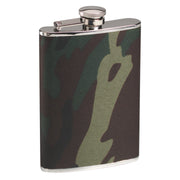 Rothco Woodland Camo Stainless Steel Camo Flask LARSON TACTICAL SUPPLY