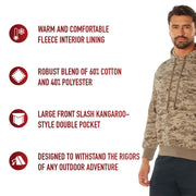 Rothco Camo Pullover Hooded Sweatshirt LARSON TACTICAL SUPPLY