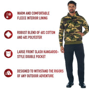 Rothco Camo Pullover Hooded Sweatshirt LARSON TACTICAL SUPPLY
