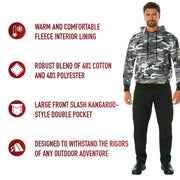 Rothco Camo Pullover Hooded Sweatshirt LARSON TACTICAL SUPPLY