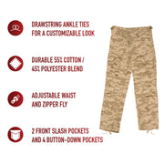 Rothco Kids Digital Camo BDU Pants LARSON TACTICAL SUPPLY