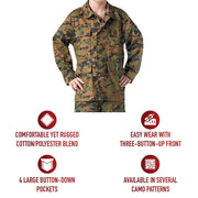 Rothco Kids Camo BDU Shirt LARSON TACTICAL SUPPLY