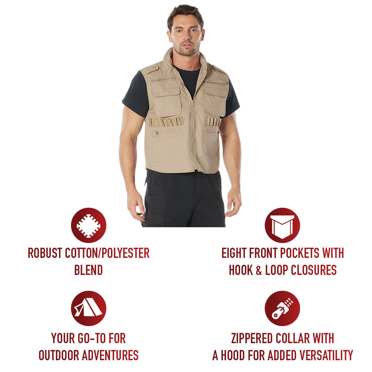 Rothco Ranger Vest LARSON TACTICAL SUPPLY