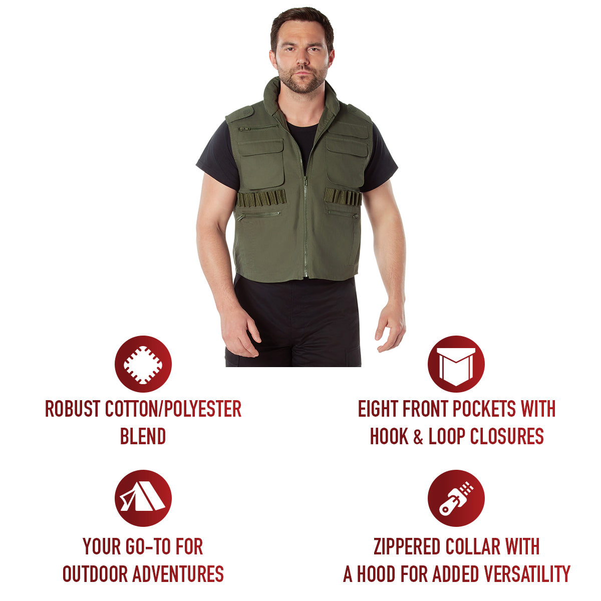 Rothco Ranger Vest LARSON TACTICAL SUPPLY