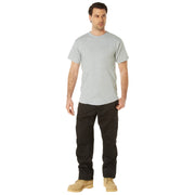 Rothco Solid Color T-Shirt with Cotton / Polyester Blend LARSON TACTICAL SUPPLY