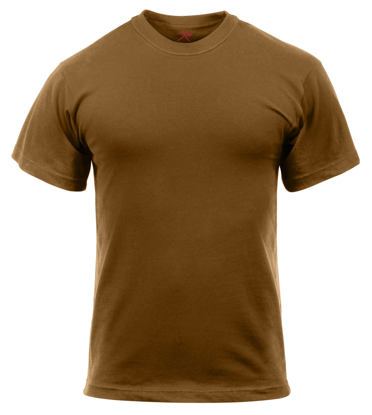 Rothco Solid Color T-Shirt with Cotton / Polyester Blend LARSON TACTICAL SUPPLY