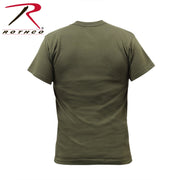 Rothco Solid Color T-Shirt with Cotton / Polyester Blend LARSON TACTICAL SUPPLY