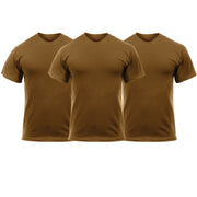 Rothco Solid Color T-Shirt with Cotton / Polyester Blend LARSON TACTICAL SUPPLY