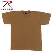 Rothco Solid Color T-Shirt with Cotton / Polyester Blend LARSON TACTICAL SUPPLY